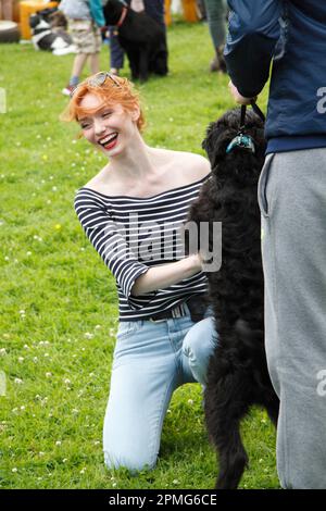 Adlestrop Open Day with Eleanor Tomlinson judging the Fun Dog Show