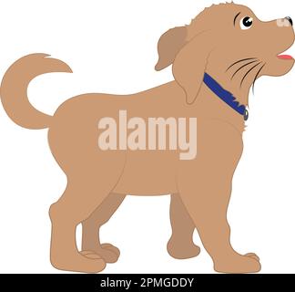 Cute terrier puppy, cheerful mascot Stock Vector Image & Art - Alamy