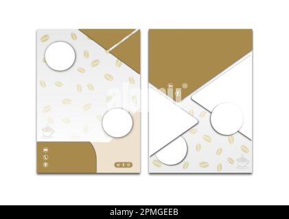 Coffee Flyer Template Design Stock Vector