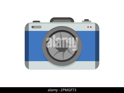 Digital Camera Clipart Vector Isolated On White Background Stock Vector