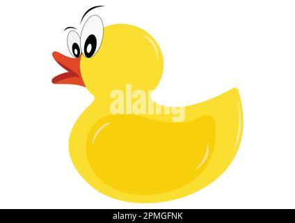 El Pato Loco. The Crazy Duck Stock Vector