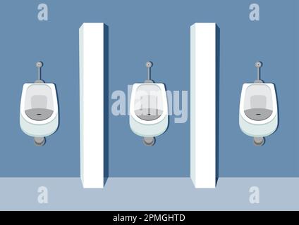 Men Urinal Bowl Clipart Vector. Men Toilet Bowl Stock Vector
