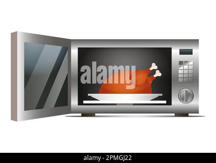 An image of a keep microwave clean Stock Vector Image & Art - Alamy