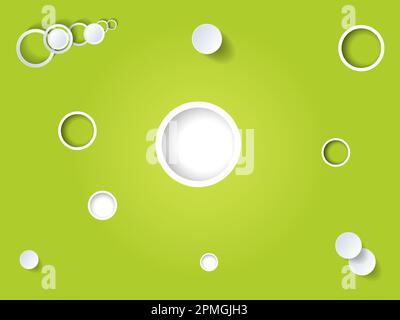 Modern Background With Geometric Shapes Vector Illustration. 3D Shapes Stock Vector