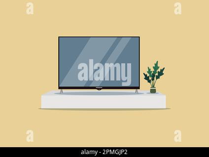 Modern Smart TV design vector Stock Vector