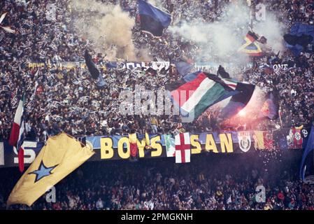 Inter milan ultras curva nord トラックジャケット Italy ultras season 1989-90 Serie A - in the photo - inter-milan