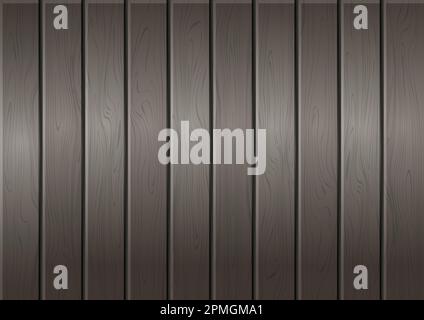 Realistic Grey Wood Floor Design Vector Stock Vector