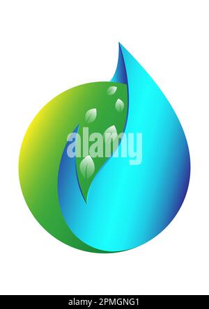 Nature Smooth Logo Vector Art Design Stock Vector