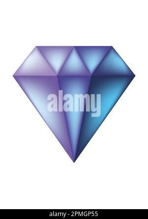 Vector Diamond Design On White Background Stock Vector