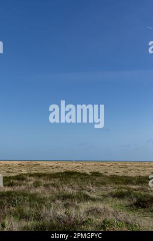 Dungeness headland on the coast of Kent, England. Credit: SMP News / Alamy Live News Stock Photo