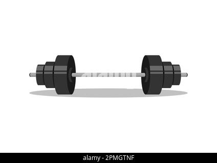 Weights Clipart Vector Flat Design Isolated On White Background Stock Vector