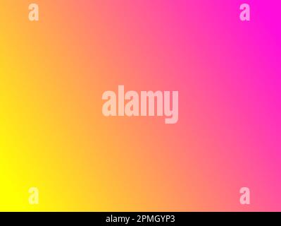 Bright yellow and pink colors gradient background. Smooth banner design. Vector illustration. Stock Vector