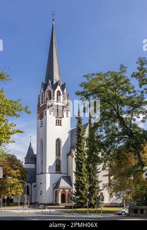 Catholic Saint Bonifatius church in spa town Bad Nauheim, Hesse, Germany Stock Photo