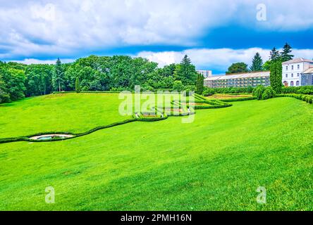 English landscape garden of Parterre amphitheater in Sofiyivka Park complex,  Uman, Ukraine Stock Photo - Alamy