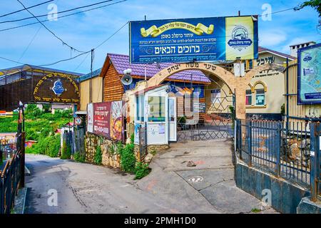 UMAN, UKRAINE - JUNE 16, 2021: Jewish religion complex with Rebbe Nachman of Breslov gravesite, on June 16 in Uman, Ukraine Stock Photo