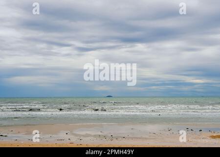 Horizontal line of the beach, in Pattaya, Thailand Stock Photo