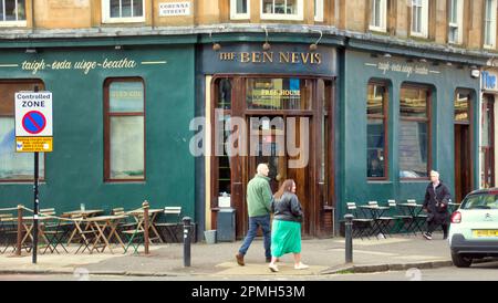 The Ben Nevis  1147 Argyle St, Finnieston, Glasgow G3 8TB Stock Photo