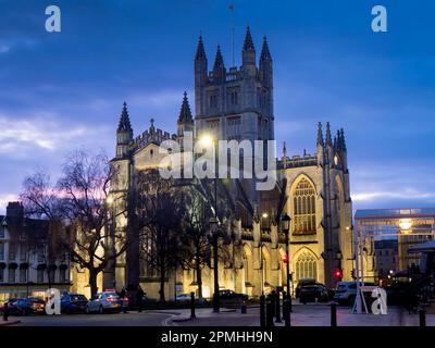Bath Abbey, Bath, UNESCO World Heritage Site, Somerset, England, United Kingdom, Europe Stock Photo