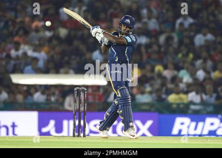 Gujarat Titans' Sai Sudharsan Bats During The Indian Premier League ...