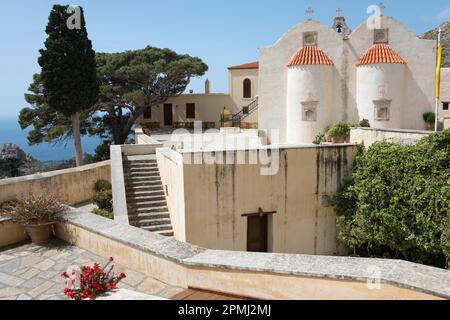 Preveli Monastery, Monastery of the Monks, Piso Moni, Municipality of Agios Vasilios, Crete, Greece Stock Photo