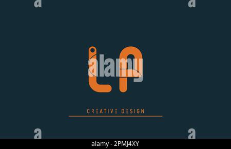 Alphabet letters Initials Monogram logo LP , PL Stock Vector