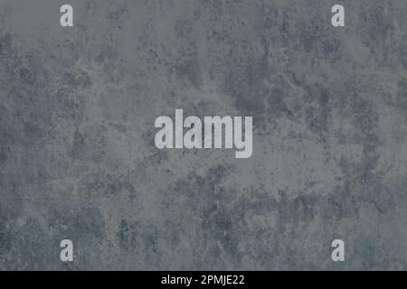 Detail of damp stain on a lime washed wall, pale blue abstract background Stock Photo