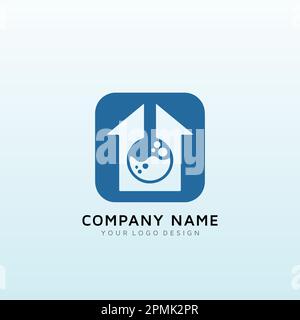 Creative Labs house Logo design Stock Vector