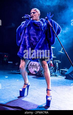 LONDON, ENGLAND: Tom Rasmussen and Bimini support Self Esteem aka Rebecca Lucy Taylor at Hammersmith Apollo. Featuring: Bimini Where: London, United Kingdom When: 11 Mar 2023 Credit: Neil Lupin/WENN Stock Photo