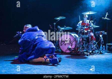 LONDON, ENGLAND: Tom Rasmussen and Bimini support Self Esteem aka Rebecca Lucy Taylor at Hammersmith Apollo. Featuring: Bimini Where: London, United Kingdom When: 11 Mar 2023 Credit: Neil Lupin/WENN Stock Photo