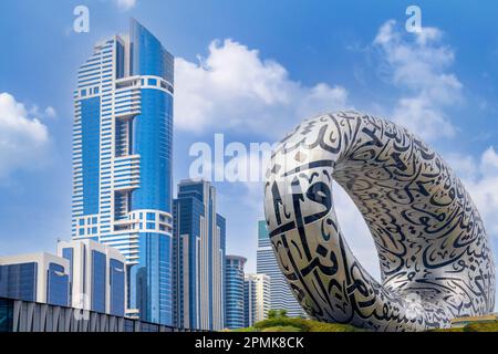 Dubai Museum of the Future, an exhibition space for innovative and futuristic technologies. Stock Photo