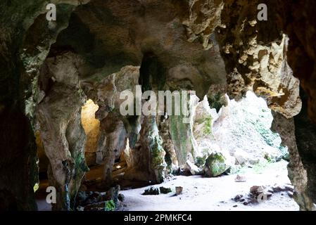 Stick Tomato Cave in Naracoorte - Australia Stock Photo