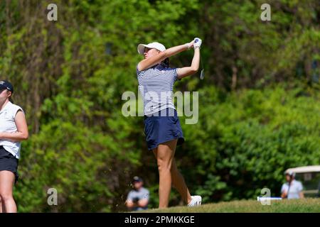 Greensboro, North Carolina, USA. 13th Apr, 2023. University of Virginia golfer REBECCA SKOLER competes at the 2023 ACC Women's Golf Championship (Credit Image: © Josh Brown/ZUMA Press Wire) EDITORIAL USAGE ONLY! Not for Commercial USAGE! Stock Photo