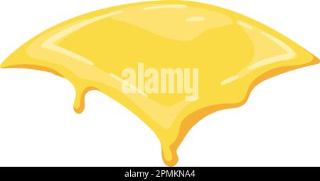 cheese sliced melted product Stock Vector