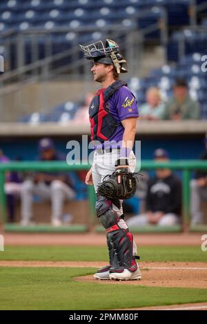 Fort Myers Miracle Andrew Cossetti (33) during introductions