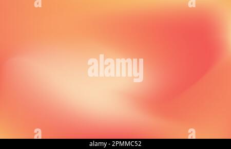 abstract blurred smooth curve gradient mesh background. soft orange and red colors design graphic. for poster, webdesign, wallpaper, banner, greeting Stock Vector