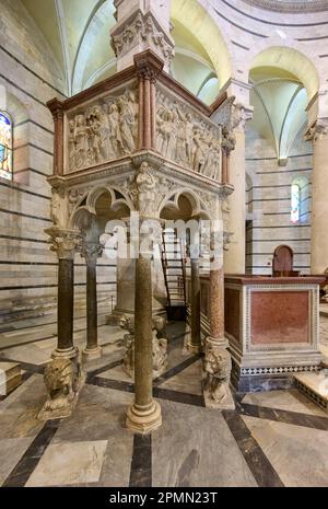 interior shot of The Baptistry of St. John, Battistero di San Giovanni ...
