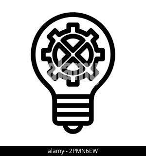 Strategy Vector Thick Line Icon For Personal And Commercial Use Stock ...