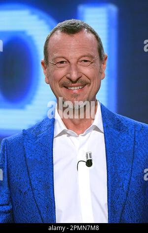 Milan, Italy. 05th May, 2022. Milan, 'Affari Tuo' broadcast photocall - Amadeus Credit: Independent Photo Agency/Alamy Live News Stock Photo