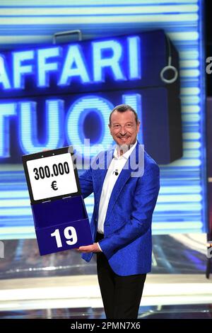 Milan, Italy. 05th May, 2022. Milan, photocall for the 'Affari Tuo' - Amadeus broadcast Credit: Independent Photo Agency/Alamy Live News Stock Photo