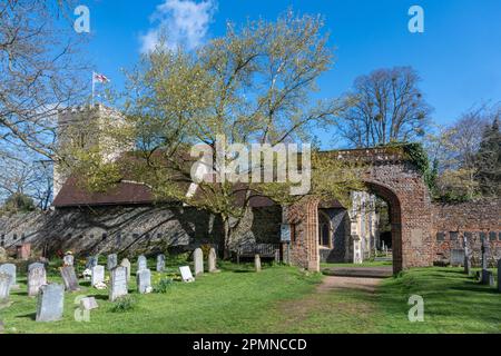 St Andrew's Church, a parish church in Sonning-on-Thames village, Berkshire, England, UK, a Grade II* listed building Stock Photo