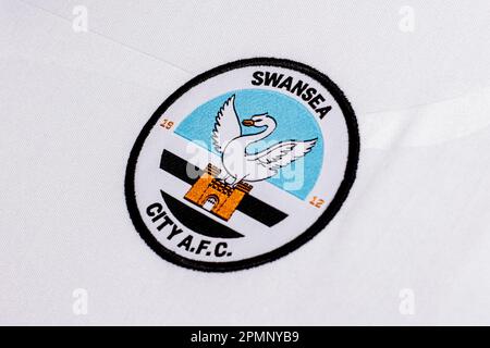 Close up of Cardiff City FC badge Stock Photo - Alamy