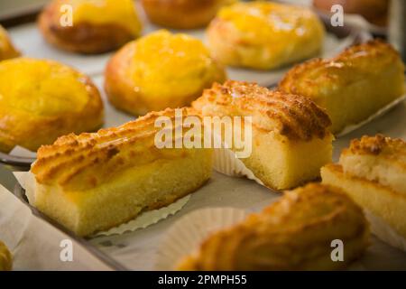 Baked goods for sale in San Juan; San Juan, Puerto Rico Stock Photo