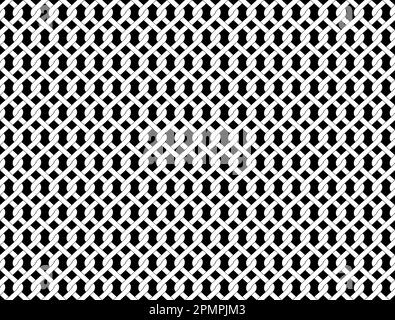 Illustration of chain link fence seamless with black in background Stock Photo