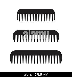 Comb hair barber vector icon logo illustration Stock Vector