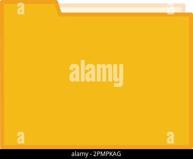 Isolated colored folder office supply icon Vector Stock Vector