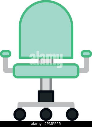 office chair isolated icon Stock Vector Image & Art - Alamy