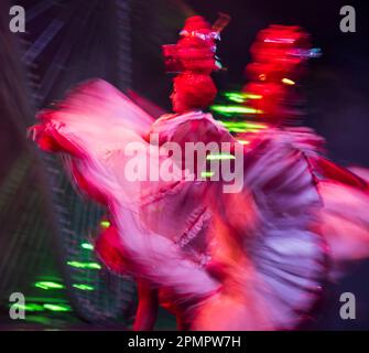Dancer at the Tropicana Club in Havana; Havana, Cuba Stock Photo