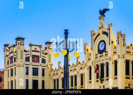 Valencia, Spain - March 17, 2023: Estacio de Nord. Stock Photo