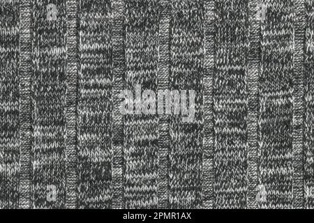 The texture of a knitted wool gray and white. texture jersey. background Stock Photo