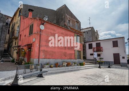 Fornelli, italian municipality of 1,883 inhabitants in the province of Isernia in the Molise region. It is part of the circuit of the most beautiful v Stock Photo